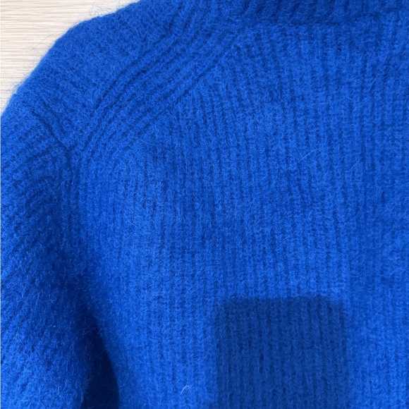 & Other Stories Blue Knit Turtle Neck Sweater in sz. S - Picture 8 of 12